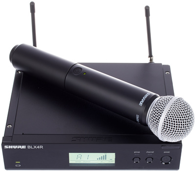 Shure BLX24R/SM58 K3E belaidis mikrofonas su rankiniu mikrofonu