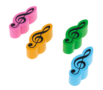 agifty Eraser Violin Clef 4er Set trintukai