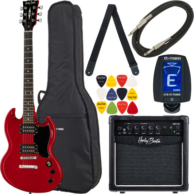 Harley Benton DC-200 CH studentų serijos elektrinė gitara  