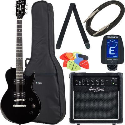 Harley Benton SC-200 BK vienguba elektrinė gitara  