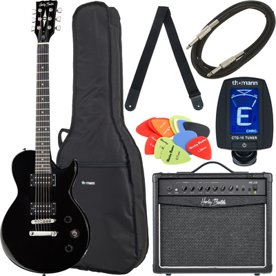 Harley Benton SC-200 BK elektrinė gitara  