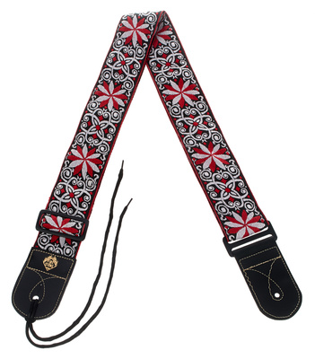 Fire & Stone Folk Edition Strap RD/WH diržas folkloriniams instrumentams