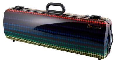 2001XLPA Paris Ltd. Violin Etui, Hightech Oblong Violinkoffer, innen wird die Violine auf einer Schaumstoff-Schwebepolsterung gelagert,