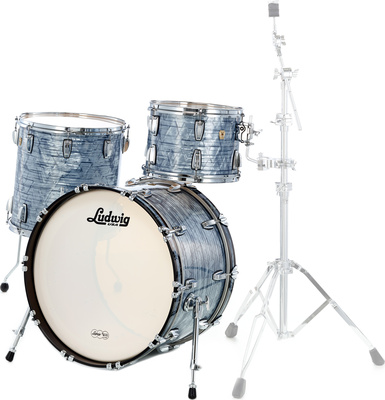 Ludwig Classic Maple Fab 22 Sky Blue būgnų korpusų komplektas