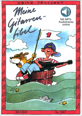 Ricordi Meine Gitarrenfibel 1 DL akustinių gitarų mokomoji literatūra