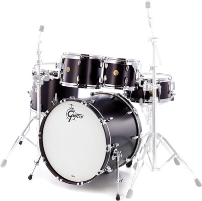 Gretsch Drums USA Custom Satin Dark Ebony premium būgnų komplektas