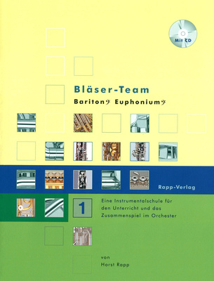 Horst Rapp Verlag Bläser-Team 1 Baritone mokomoji literatūra