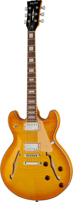 Harley Benton HB-35Plus Lemon pusiau akustinė gitara