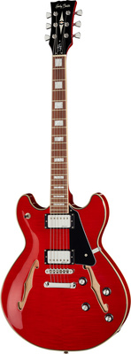 Harley Benton HB-35Plus Cherry pusiau akustinė gitara