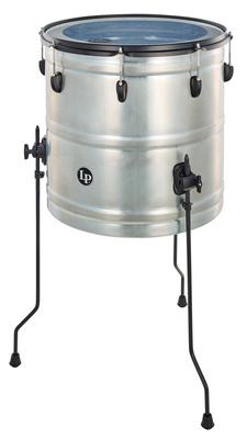 B-Stock, LP 1618 RAW Serie 18"" Street Can Drum, 1mm starker Stahlkessel, stimmbares, doppellagiges Fell, höhenverstellbar von 61cm bis 91cm (zum