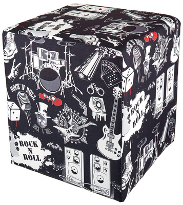 meychair Rock Cube Black klavišinė kėdė