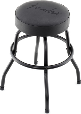 Fender Black Barstool Logo 24" klavišinių kėdė