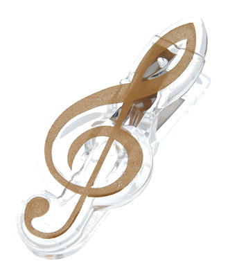 agifty Music Clip Violin Clef Gold dovanų klipas