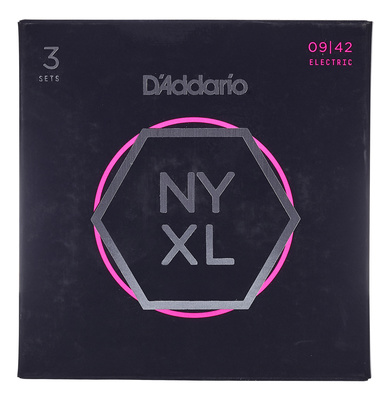 Daddario NYXL0942-3P elektrinės gitaros stygos