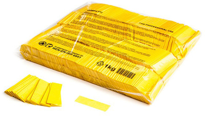 Magic FX Slow Confetti 55x17mm Yellow lėto išmetimo konfeti