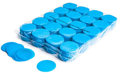 Magic FX Confetti round Ø 55mm L. Blue konfeti