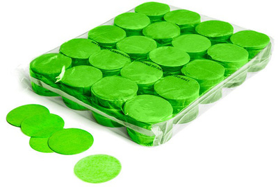 Magic FX Confetti round Ø 55mm L. Green konfeti