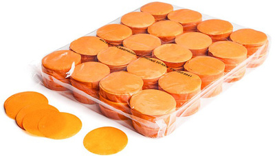 Magic FX Confetti round Ø 55mm Orange konfeti