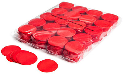 Magic FX Confetti round Ø 55mm Red konfeti