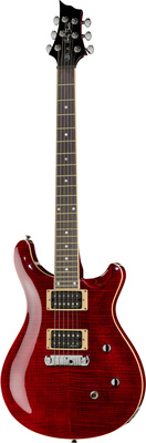Harley Benton CST-24 Black Cherry Flame DLX elektrinė gitara