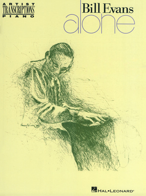 Hal Leonard Bill Evans Alone klavieru dziesmu grāmata