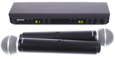 Shure BLX288/SM58 Combo T11 belaidis rankinis mikrofonas