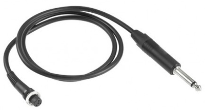 WA-CGI, Instrumentenkabel 4-pol Mini-XLR / 6,3 mm Klinke, Kabellänge 80 cm, für beyerdynamic Drahtlossysteme wie TG 100