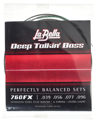 La Bella 760FX Flatwound elektrinės bosinės gitaros stygos