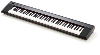 NP-32 Piaggero Black Digital Piano - 76 anschlagdynamische Tasten (Graded Soft Touch), Neuer Stereo Grand Piano Sound, 10 Sounds, 64 stimmige