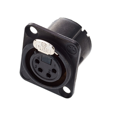 Neutrik NC4 FD-LX-B 4-polių XLR jungtis