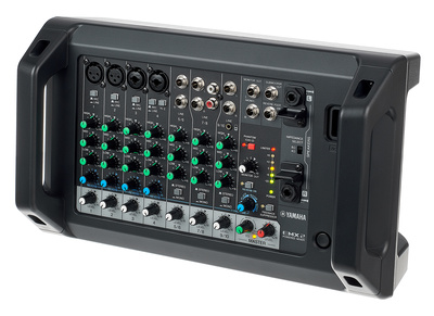 EMX 2, Powermixer, 2 x 250W / 4 Ohm, 4 Mikrofon Eingange ( XLR / Klinke ) 3 Stereokanäle, 3 Band-EQ, Feedback Locator, 1 Digitaler