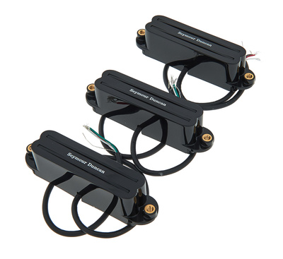 Seymour Duncan ST-Style Hot Rails Set Black humbuckeriai vieno ritės dydžio