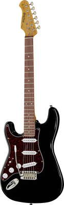 Harley Benton ST-62LH BK Vintage kairiarankė elektrinė gitara