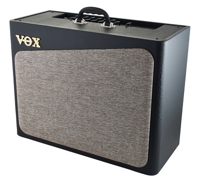 B-Stock, Vox AV60, Hybrid E-Gitarrencombo, 60W @ 3 ohms, 1x VOX original 12"" Lautsprecher, 2x 12AX7 Vorstufenröhren, 2 Kanäle, Regler: Gain, Treble,