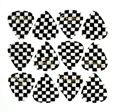 Fender 351 Checker Picks Thin Set