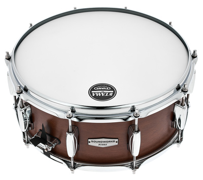 B-Stock, Tama 14""x06"" Soundworks Kapur Snare, DKP146-MRK, Soundworks Serie, Kessel: 6-lagiger (6mm) Kapur Kessel, Farbe: Matte Brown Kapur (MRK),