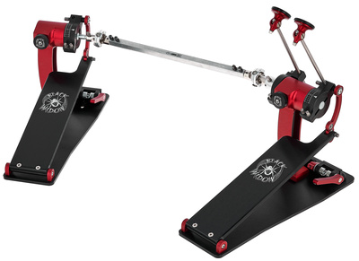 Trick Drums Big Foot Black Widow Pedal ltd dvigubas pedalas bosiniams būgnams
