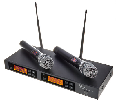 the t.bone free solo Twin HT 590 MHz belaidis rankinis mikrofonas