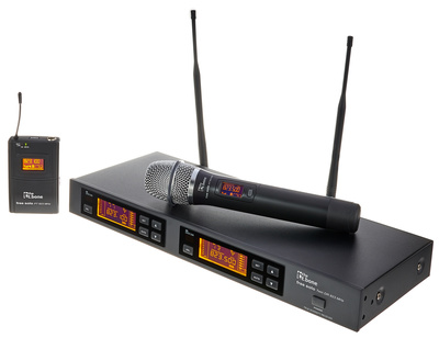 the t.bone free solo Twin HTPT 823 MHz belaidis rankinis mikrofonas