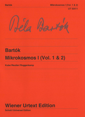 Wiener Urtext Edition Bartok Mikrokosmos 1 klasikinė fortepijono literatūra