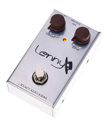 Lenny, Overdrive Effektpedal im Stile des Dumble Steel String Singer, Regler für Boost und Tone, Bypass Fußschalter, True