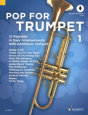 Schott Pop For Trumpet 1 natų knyga trimitui