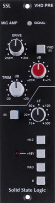 Solid State Logic VHD Preamp, 500er Serie - 1 Kanal Mikrofonvorverstärker und Prozessormodul, Ultra Clean SSL SuperAnalogue Grade Vorverstärker,