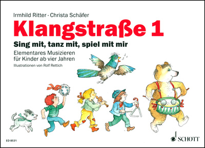 Schott Klangstraße 1 mokomoji muzikos medžiaga vaikams