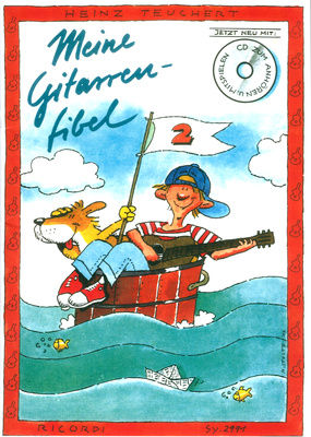 Ricordi Meine Gitarrenfibel 2 + CD akustinės gitaros mokomoji literatūra