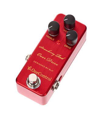 One Control Strawberry Red Overdrive distortion pedalas