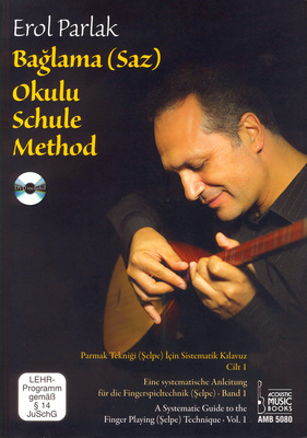 Acoustic Music Books Baglama Saz Method natų sąsiuvinis