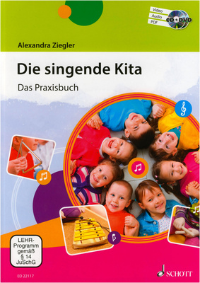 Schott Die singende Kita mokomoji medžiaga vaikams