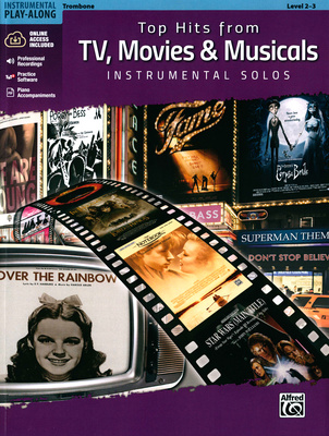 Alfred Music Publishing Top Hits from TV trombono dainų knyga