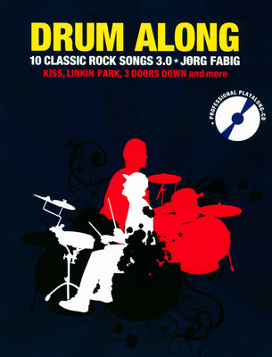 Bosworth Drum Along 10 Classic Rock 3.0 mušamųjų instrumentų natų sąsiuvinis